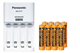 Panasonic BQ-CC17 Smart Battery Charger + 8 AAA NiMH Panasonic 750 mAh Rechargeable Batteries