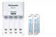 Panasonic BQ-CC17 Smart Battery Charger + 4 AA (2000mAh) Panasonic Eneloop Rechargeable Batteries