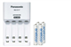 Panasonic BQ-CC17 Smart Battery Charger + 4 AAA (800mAh) Panasonic Eneloop Rechargeable Batteries