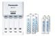 Panasonic BQ-CC17 Smart Battery Charger + 4 AA (2000mAh) + 4 AAA (800mAh) Panasonic Eneloop Rechargeable Batteries