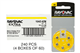240 x Size 10 Rayovac Extra Advanced Hearing Aid Batteries