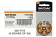 360 x Size 312 Rayovac Extra Advanced Hearing Aid Batteries