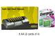 Powerex MH-C800S Eight Slot Smart Charger & 8 AA Energizer Recharge NH15BP4 NiMH 2300 mAh Batteries