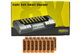 Powerex MH-C800S Eight Slot Smart Charger & 16 AA NiMH Panasonic 2000 mAh Rechargeable Batteries (Industrial Eneloop)