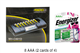 Powerex MH-C801D 8-Cell Charger & 8 AAA NiMH Energizer 800 mAh Batteries (Low Discharge)
