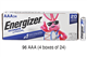 96 x AAA Energizer Ultimate Lithium (L92) Batteries