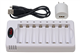 8-Slot AA/AAA Ni-Mh/Ni-Cd Battery Charger