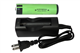 Li-Ion Charger (Single Slot) + 18650 3.6v Panasonic 3400 mAh li-ion w/ PCB