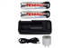 1-Slot Li-Ion Charger w/ LCD Display + 2 x Tenergy 18650 3.6v 2600 mAh li-ion w/ PCB