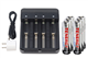 4-Slot Li-ion Battery Charger + 6 x Tenergy 18650 3.6v 2600 mAh li-ion w/ PCB