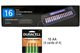 16 Bay AA / AAA LCD Battery Charger + 16 AA 2500 mAh Duracell NiMH Batteries