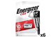 6 x Energizer CR2 3 Volt Lithium Batteries (1 Card)