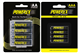 4 x AA (2700 mAh) + 4 x AAA (1000 mAh) NiMH Powerex Rechargeable Batteries Combo
