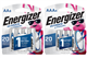 8 x AA (L91) & 4 x AAA (L92) Energizer Ultimate Lithium Batteries