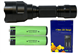Cree XP-E LED - 300 Lumens Flashlight (S02) + 2 x 18650 3400mAh Rechargeable Battery + Charger