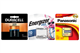3 x Energizer + 3 x Duracell + 3 x Panasonic CRP2/223 Photo Lithium Batteries (9 Total)