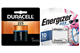1 x Energizer + 1 x Duracell CRP2/223 Photo Lithium Batteries (2 Total)