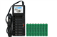 V-868 8 Bay AA & AAA Charger + 8 AAA (400 mAh) NiMH Batteries