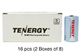 16 x D Tenergy NiMH Batteries (10000 mAh)
