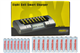 Powerex MH-C800S Eight Slot Smart Charger + 8 AA (2500 mAh) + 8 AAA (1000 mAh) Tenergy NiMH Rechargeable Batteries