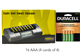 Powerex MH-C800S Eight Slot Smart Charger & 16 AAA Duracell Rechargeable (DX2400) Batteries (900 mAh)