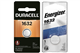 1 x Energizer + 1 x Duracell CR1632 3 Volt Lithium Coin Cell Batteries