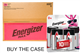 Case of D Energizer MAX E95BP-4 Alkaline Batteries (12 Cards of 4)