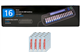 16 Bay AA / AAA LCD Battery Charger + 16 AA Tenergy NiMH Rechargeable Batteries (2500 mAh)