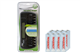 12 Bay AA / AAA LCD Battery Charger + 12 AA Tenergy NiMH Rechargeable Batteries (2500 mAh)
