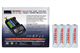 IQ-328 AA / AAA LCD Charger & 4 AA Tenergy NiMH Rechargeable Batteries (2500 mAh)