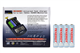 IQ-328 AA / AAA LCD Charger & 4 AAA Tenergy NiMH Rechargeable Batteries (1000 mAh)	