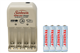 Sunbeam AA / AAA Battery Charger + 4 AAA Tenergy NiMH Rechargeable Batteries (1000 mAh)