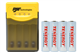 Quest Q2 Smart Charger + 4 AA Tenergy NiMH Rechargeable Batteries (2500 mAh)