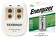 2 Bay 9 Volt Smart Battery Charger + 2 x 9 Volt Energizer Recharge NiMH Batteries (175 mAh)