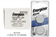 20 x CR2032 Energizer 3 Volt Lithium Coin Cell Batteries (10 Cards of 2)