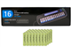 16 Bay AA / AAA LCD Battery Charger + 32 AAA NiMH Batteries (900 mAh)