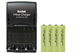 Kodak AA / AAA Smart Charger + 4 AAA NiMH Batteries (900 mAh)	