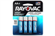 4 x AA Rayovac High Energy Batteries (Carded)