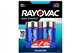 2 x D Rayovac High Energy Batteries (Carded)