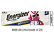 4896 x  AA Energizer Industrial Lithium (LN91 / L91) 1.5 Volt Batteries