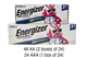 48 x AA (LN91) & 24 x AAA (LN92) Energizer Industrial Lithium Batteries