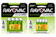 4 x AA (1350 mAh) + 4 x AAA (600 mAh) NiMH Rayovac Battery Combo