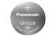 100 x Panasonic CR1220 3 Volt Lithium Coin Cell Batteries