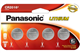 CR2016 Panasonic 3 Volt Lithium Coin Cell Batteries (4 on a Card)