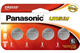 CR2032 Panasonic 3 Volt Lithium Coin Cell Batteries (4 on a Card)